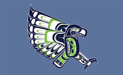 Tribal Seahawk | Haida art, Native american art, Native art