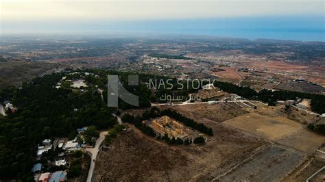 drone footage of the Temple of Zeus, Cyrene, Libya, history of Libya, landmarks in Libya