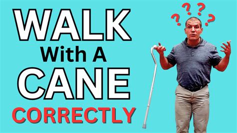 How To Use A Cane To Walk Correctly For Hip Pain and Knee Pain