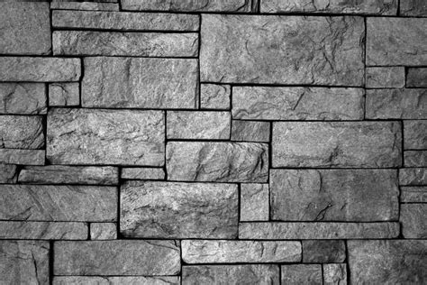 Black And White Brick Wall Free Stock Photo - Public Domain Pictures