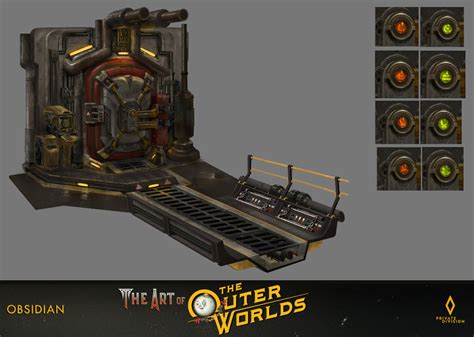 ArtStation - The Outer Worlds - Heavy Airlock Door Concept, Bobby Hernandez | 2d game art ...