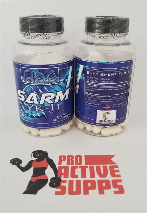 DNA ANABOLICS SARM YK-11 60ct - ProactiveSupps