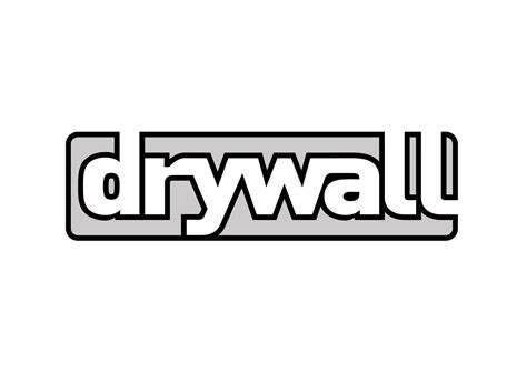 Drywall | Branding design logo, Plaster art, Tools logo