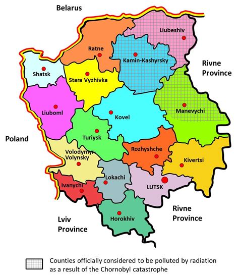 Map of the Volyn Province – OMNI-Net in Ukraine