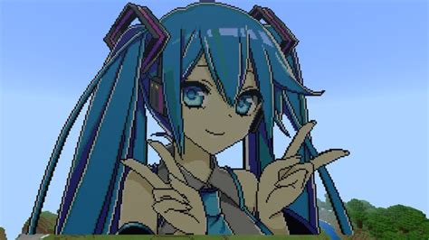 This is my Hatsune Miku pixel art. It took me 18h30. By u/Tellur0s | Pixel art, Art, Hatsune miku