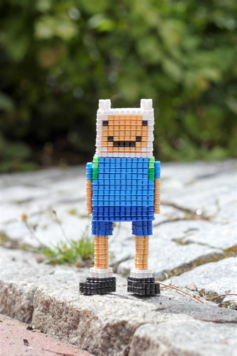 Finn from Adventure Time - Hama Bead 3D by lwordish on DeviantArt