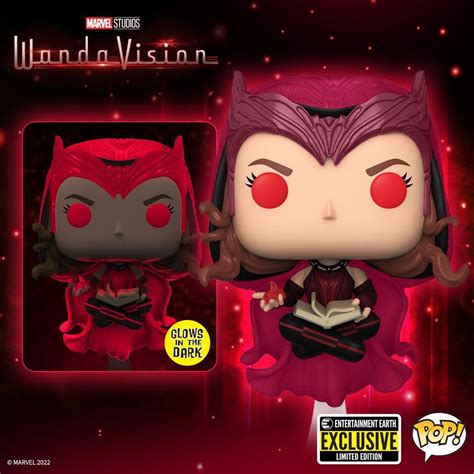 WandaVision: Funko Reveals Glow-in-the-Dark Scarlet Witch Pop