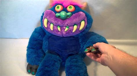 2001 TCFC American Greetings Talking My Pet Monster plush toy doll - YouTube