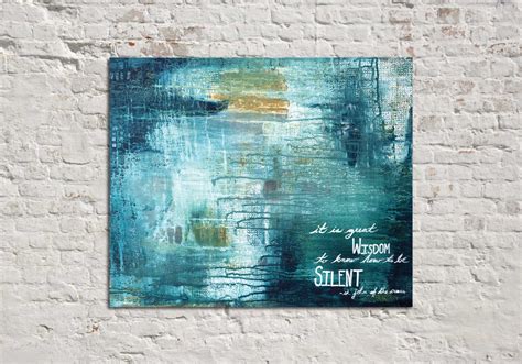 Inspirational wall art, religious art, modern abstract, quote wall art ...