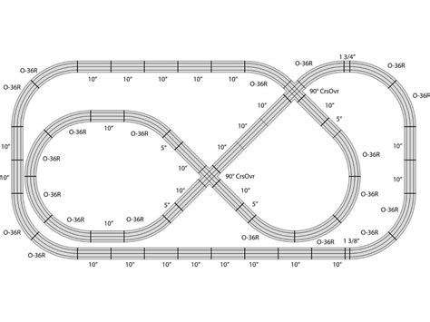 Lionel O-O27 Tubular Track Layout Plans Intermediate