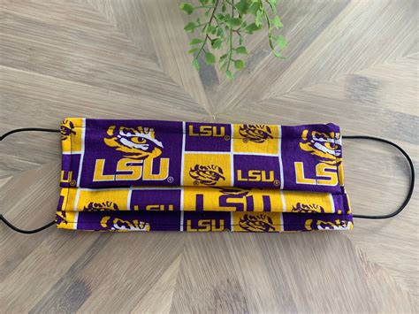 LSU Face Mask | Etsy