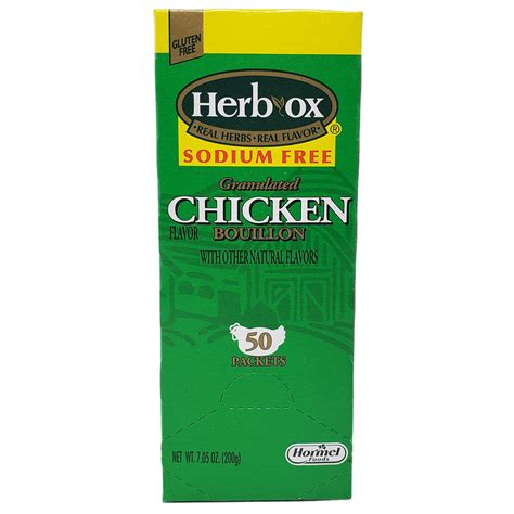 Herb Ox Sodium Free Chicken Bouillon - Healthy Heart Market