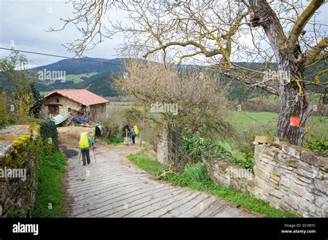 Camino de Santiago pilgrimage journey from St Jean Pied de Port, France ...