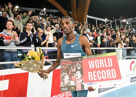 Ethiopia's Girma breaks 25-year 3,000m indoor world record