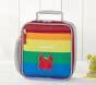 Fairfax Gray & Bright Rainbow Stripe Classic Kids Lunch Box | Pottery ...