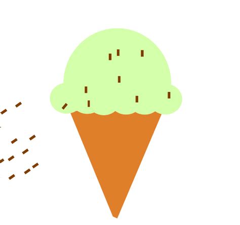 Ice Cream Cone With Sprinkles Clip Art at Clker.com - vector clip art online, royalty free ...