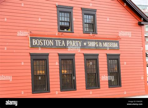 Boston Tea Party Museum, Congress Street Bridge, Boston, Massachusetts, USA Stock Photo - Alamy