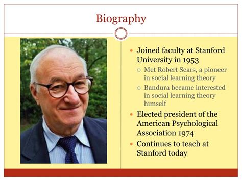 PPT - Albert Bandura: A Study on Self-Efficacy PowerPoint Presentation - ID:295327