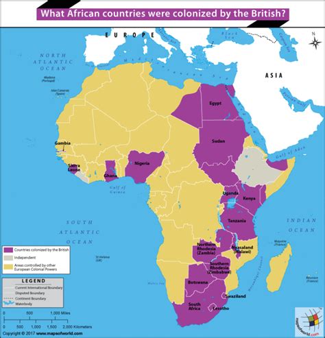 What African countries were Colonized by the British? - Answers