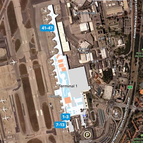 Lisbon Portela Airport Map | LIS Terminal Guide