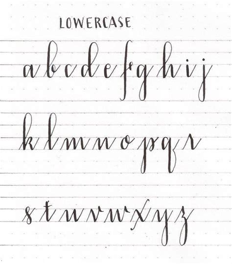 Learn lowercase alphabet | Modern Calligraphy Basics #penmanship #WallPaintingAndIdeas | Hand ...