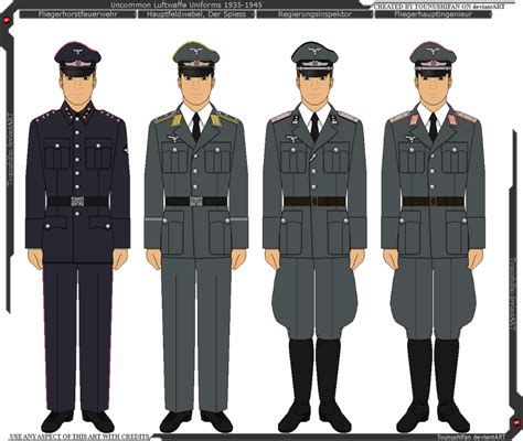 Uncommon Luftwaffe Uniforms 1935-1945 by Grand-Lobster-King on DeviantArt