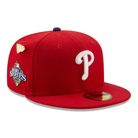 Official New Era Philadelphia Phillies 2008 MLB Logo History Red 59FIFTY Fitted Cap B4901_284 ...