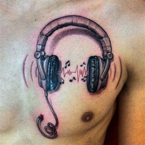 Pin by Filip Kareš on New Tattoo by lucy | Headphones tattoo, Music ...