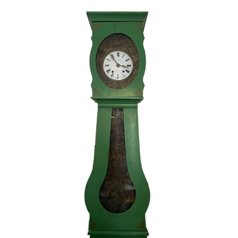 French Green Grandfather Clock – Perch