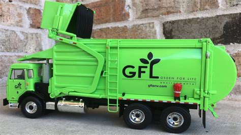 Garbage Truck Videos For Children l Neon Green First Gear GFL Unboxing ...