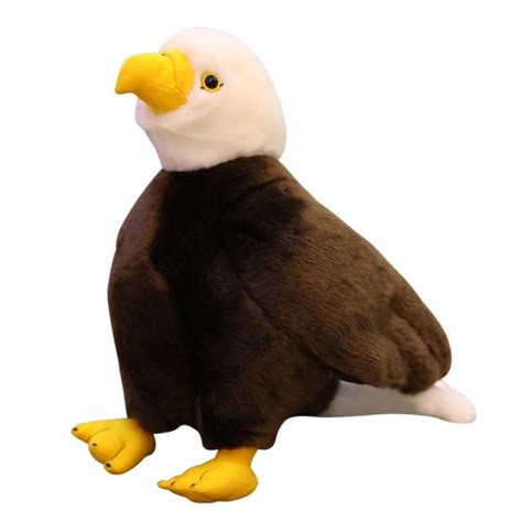 Cute Bald Eagle Bird Stuffed Plush Toy Doll - MsHormony