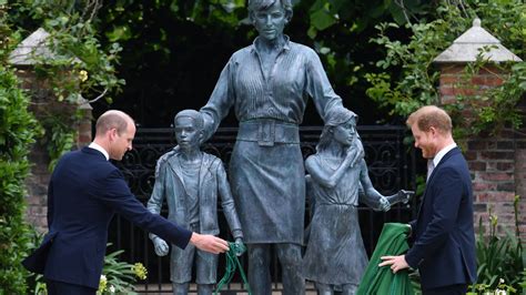 Princes William, Harry Unveil Memorial Statue of Princess Diana – NBC 6 ...