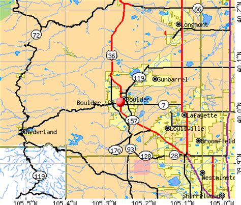 Map Of Boulder Colorado Area | System Map