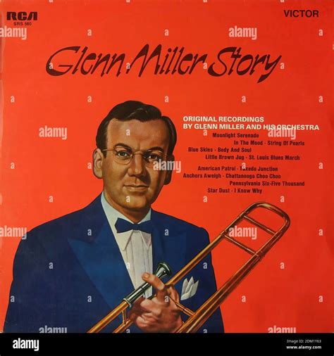 Glenn Miller Story, RCA Victor - - Vintage vinyl album cover Stock ...