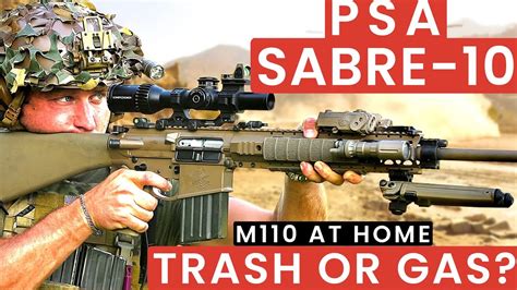 PSA SABRE 10 -- KAC M110 AT HOME 6.5 Creedmoor - YouTube