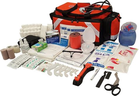 Amazon.com: LINE2design First Aid EMT First Responder Kit - Emergency Response Tactical Trauma ...