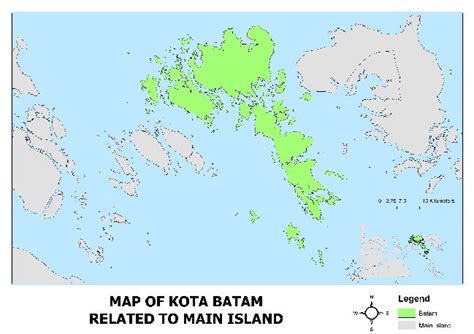 (Left) Map of Kota Batam, (Right) Map of Kabupaten Bintan | Download ...