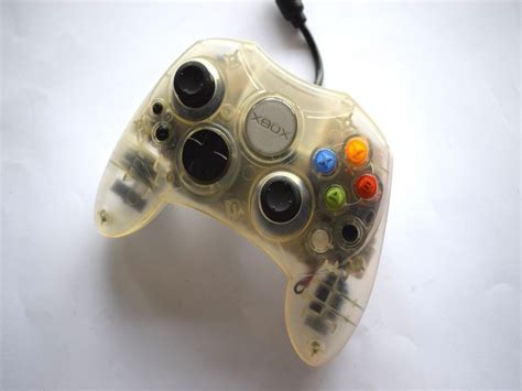 Microsoft Xbox Original S Controller Crystal - Baxtros