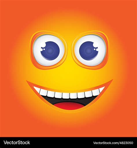 Funny smile Royalty Free Vector Image - VectorStock