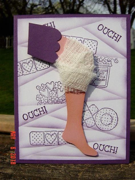 Knee Surgery Get Well #2 by Redbugdriver - Cards and Paper Crafts at Splitcoaststampers in 2023 ...