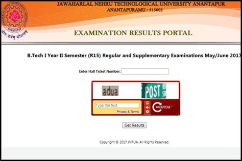 JNTUA results 2017: BTech semester 2 results released at jntuaresults.azurewebsites.net ...