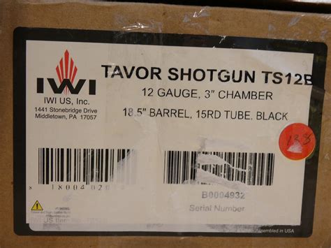 IWI Tavor TS12 – 12 Gauge | D4 Guns