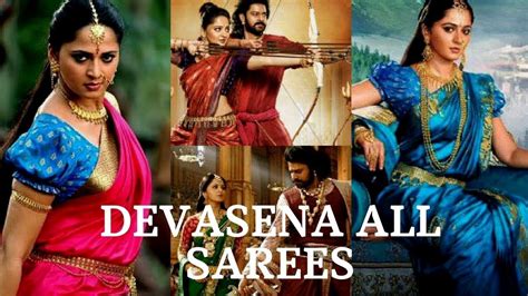 Devasena All Sarees - Bahubali 2 - YouTube