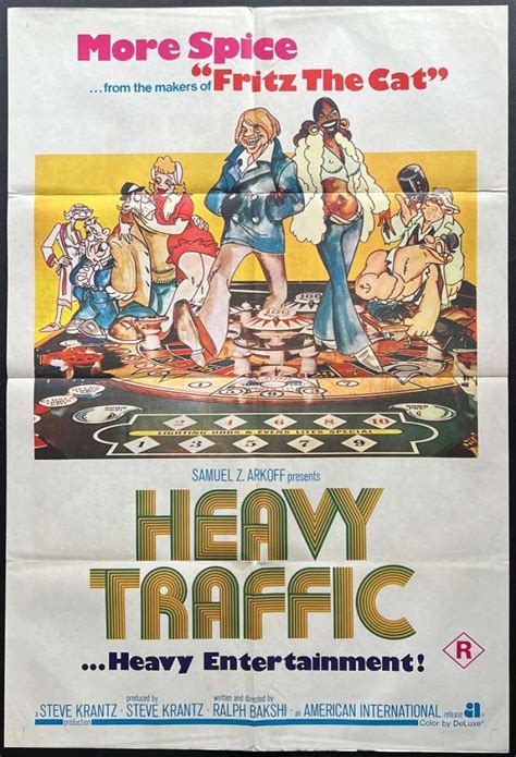 All About Movies - Heavy Traffic Poster One Sheet Original 1973 Adult ...