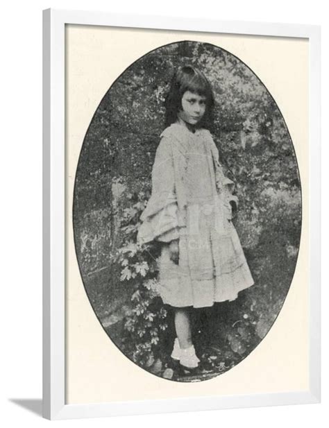 Alice Liddell Alice Liddell Aged About Ten, Figurative Framed Art Print Wall Art by Lewis ...