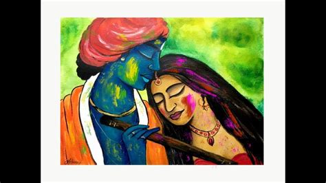 Aggregate more than 132 radha krishna holi drawing latest - seven.edu.vn