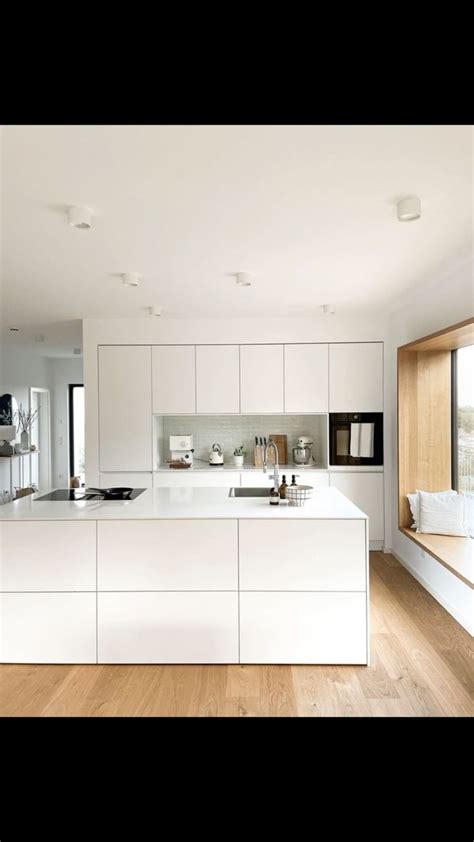 White Kitchen Desing | Modern kitchen design, Kitchen design modern white, Minimalist kitchen