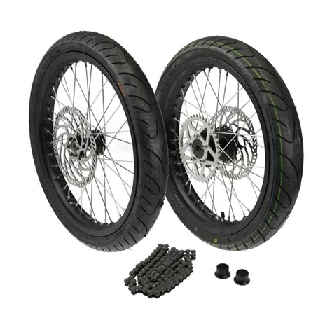 Wheels & Tires - Complete Supermotor Wheel Set 17" - Sur-ron
