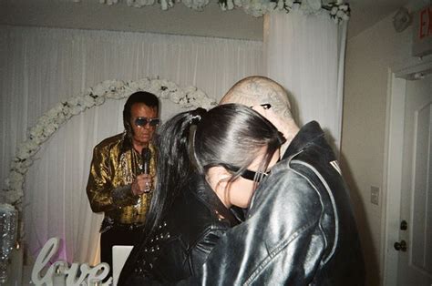 Kourtney Kardashian, Travis Barker's PDA Photos from Vegas Ceremony