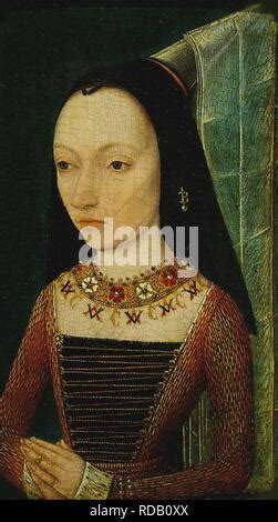 Portrait of Margaret of York (1446-1503), Duchess of Burgundy. Museum: Musee du Louvre, Paris ...